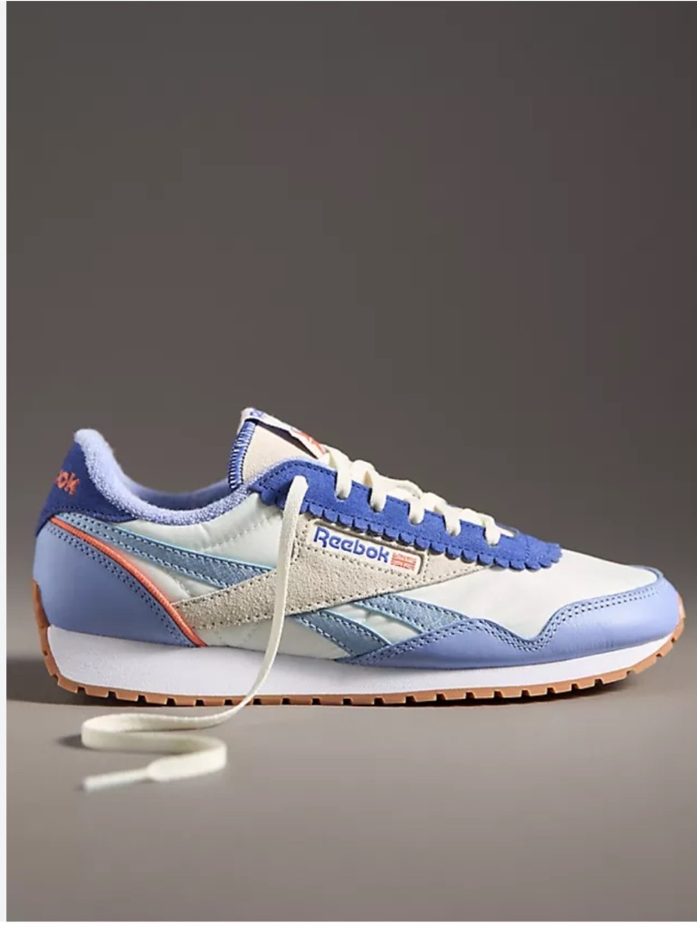 NIB Anthropologie x Reebok Classic AZ Sneakers in White, Periwinkle & Light Blue